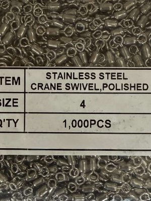 Στριφτάρια Stainless Steel  Νο4 1000τμχ